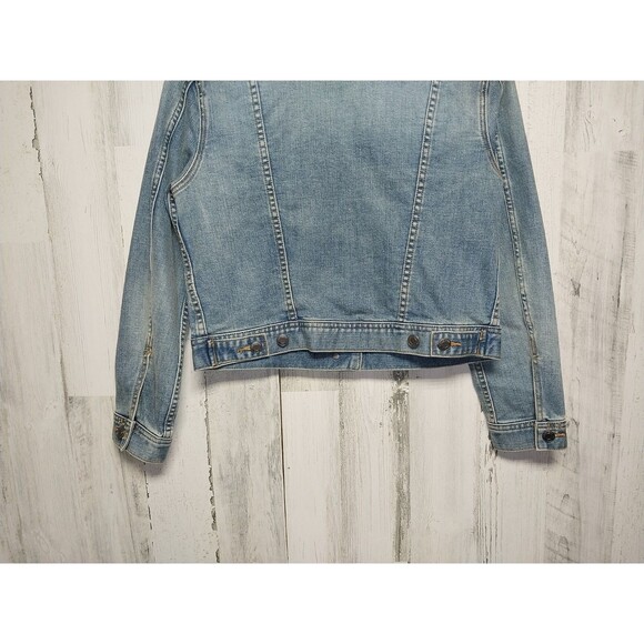 Lands' End Denim Jean Jacket, Women's Size XS (2-4) Blue - Picture 6 of 10